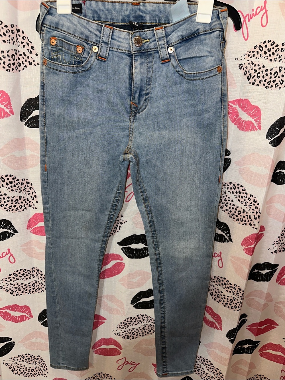 True Religion Light Blue Skinny Jeans